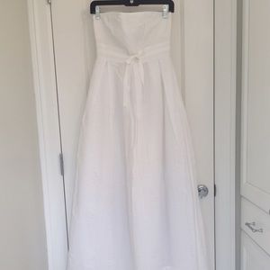 Embossed Beach Wedding Dress